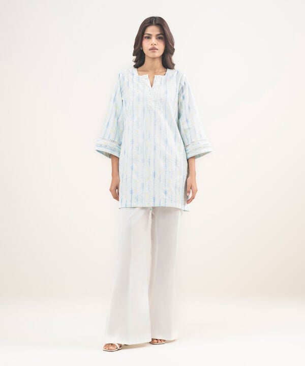 Embroidered Leno Kara Shirt