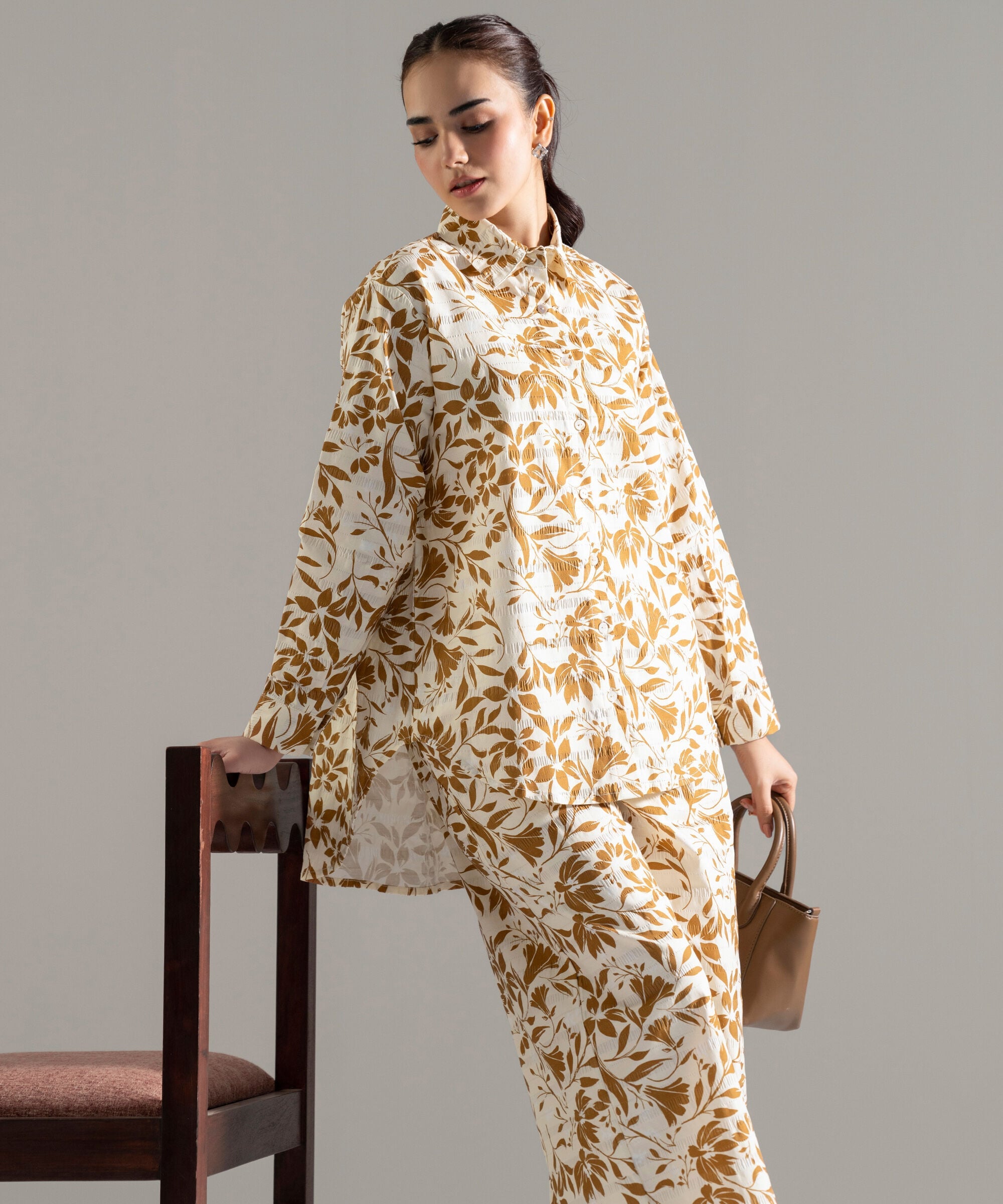 2 Piece - Printed Seersucker Suit PES2CASTV824