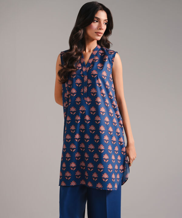 2 Piece - Printed Cambric Suit