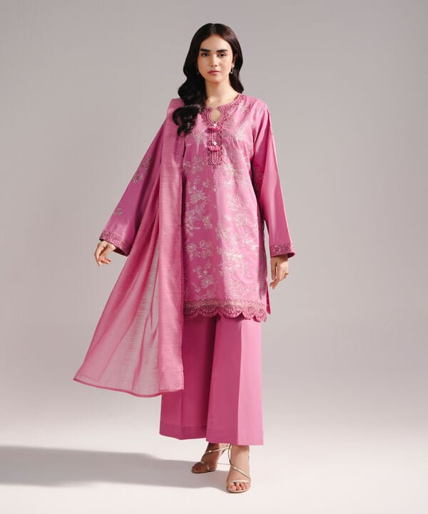 3 Piece - Embroidered Lawn Suit