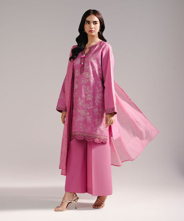 3 Piece - Embroidered Lawn Suit