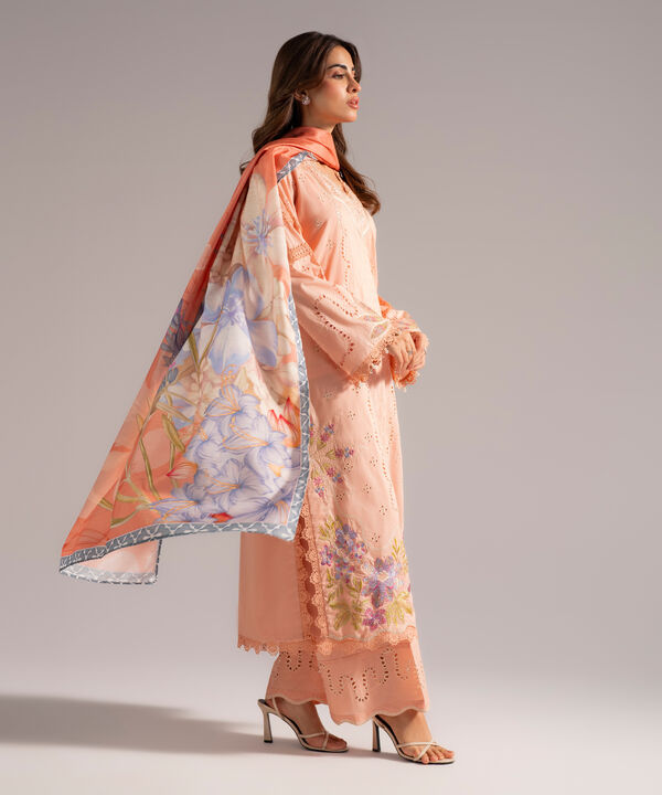 3 Piece - Embroidered Lawn Suit