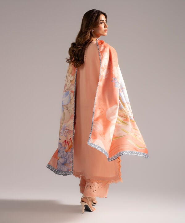 3 Piece - Embroidered Lawn Suit