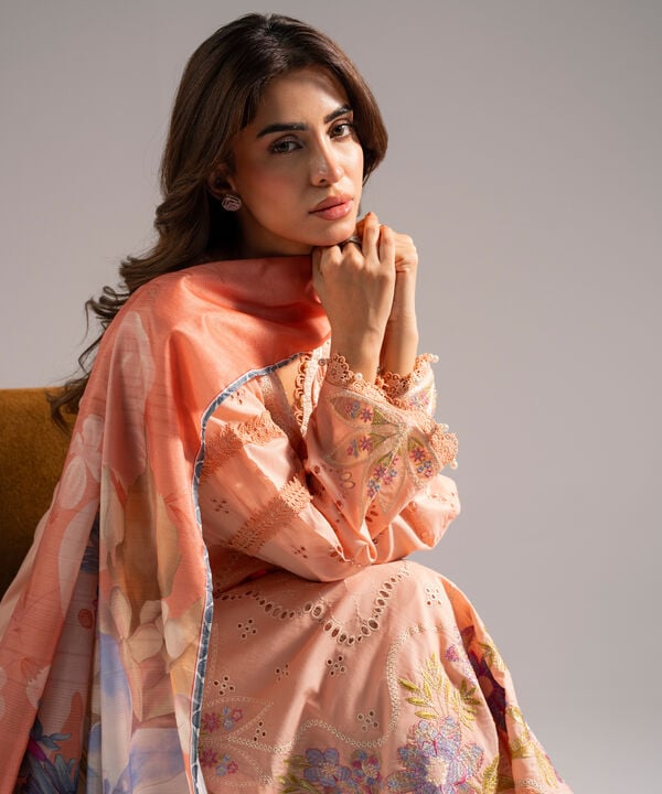 3 Piece - Embroidered Lawn Suit