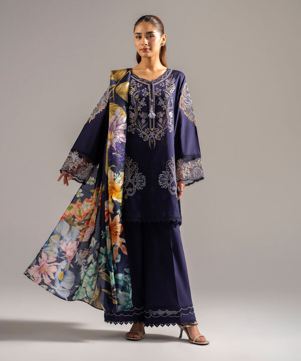 3 Piece - Embroidered Lawn Suit