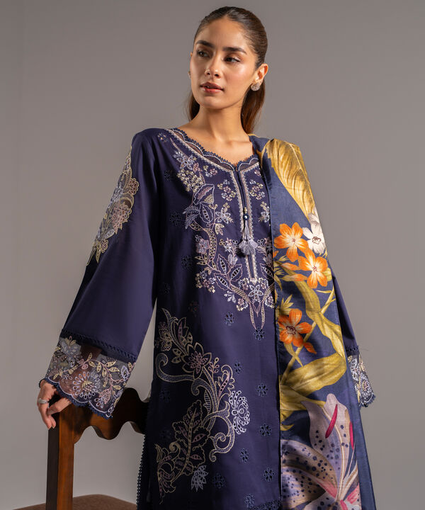 3 Piece - Embroidered Lawn Suit