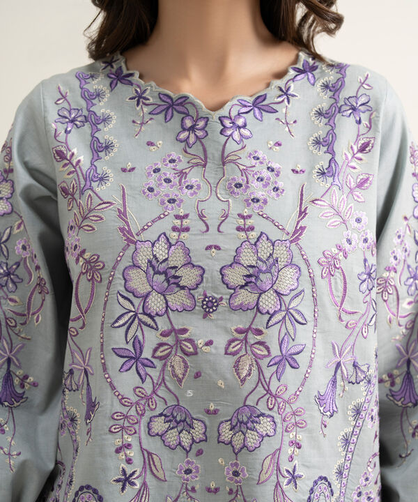 3 Piece - Embroidered Lawn Suit