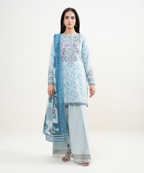 3 Piece - Embroidered Lawn Suit