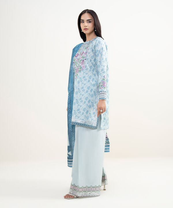 3 Piece - Embroidered Lawn Suit