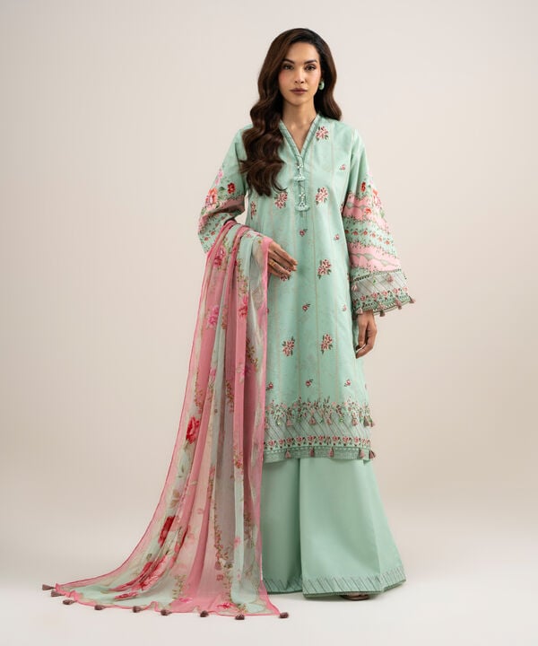3 Piece - Embroidered Lawn Suit