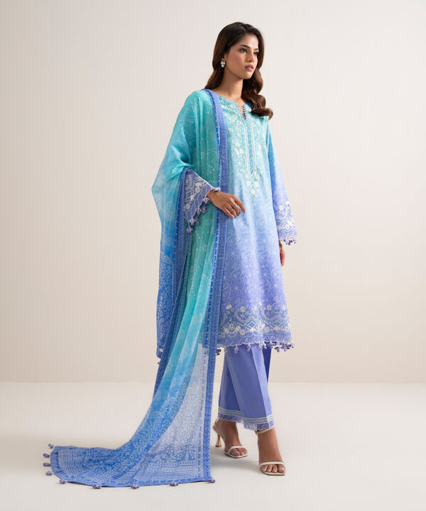 3 Piece - Embroidered Lawn Suit