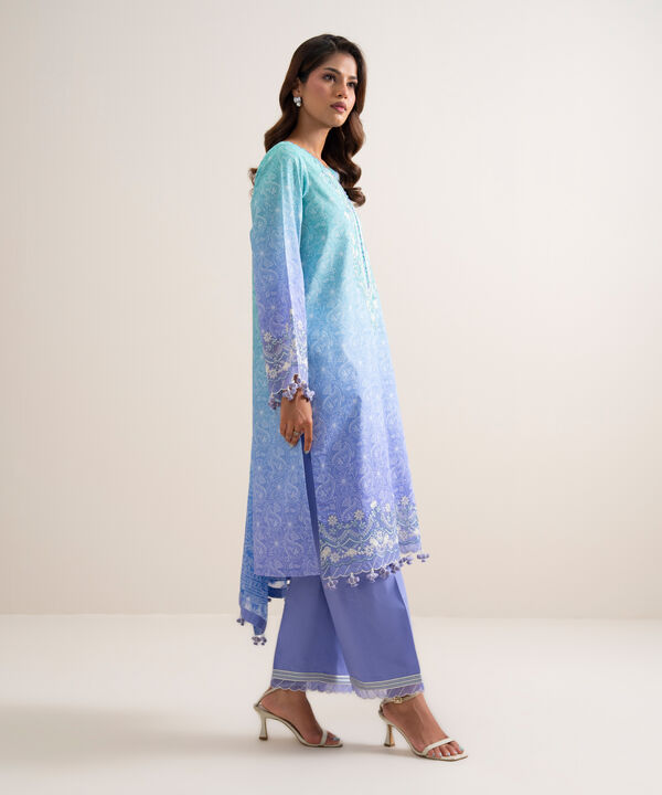3 Piece - Embroidered Lawn Suit