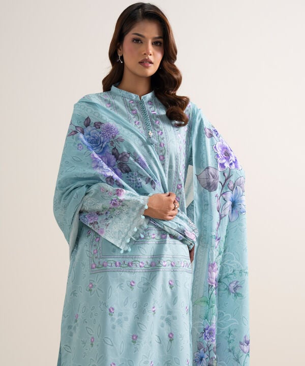 3 Piece - Embroidered Lawn Suit