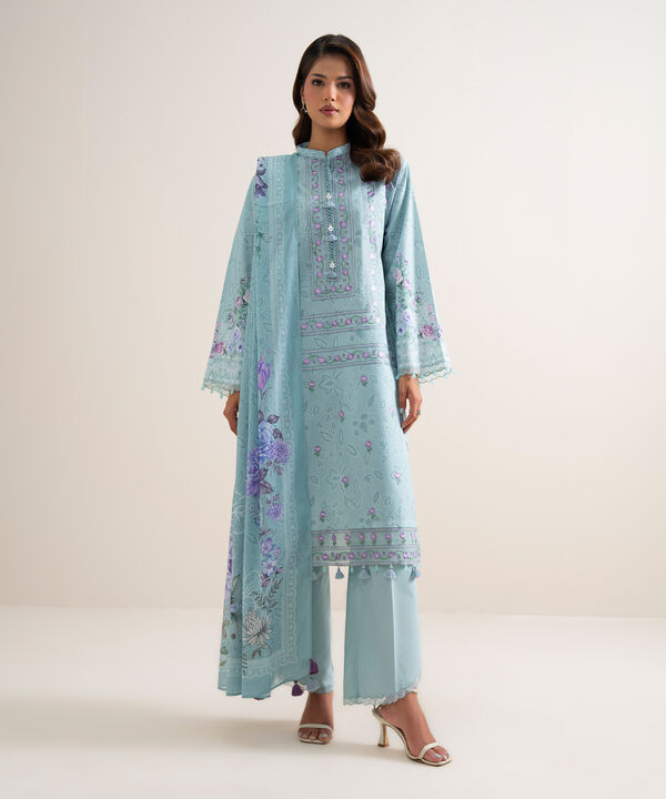 3 Piece - Embroidered Lawn Suit