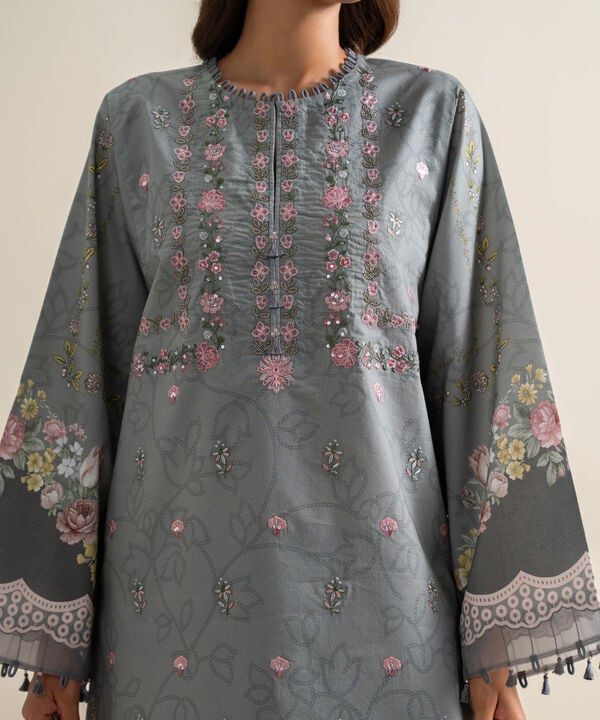 3 Piece - Embroidered Lawn Suit