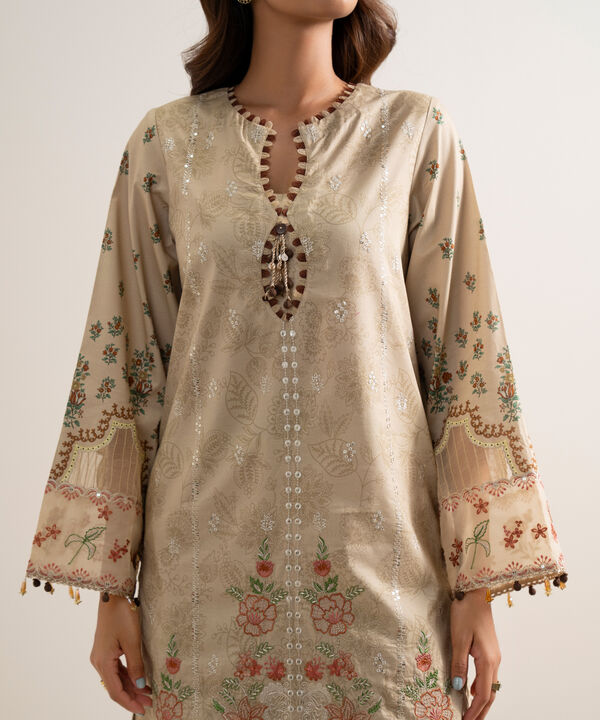 3 Piece - Embroidered Lawn Suit