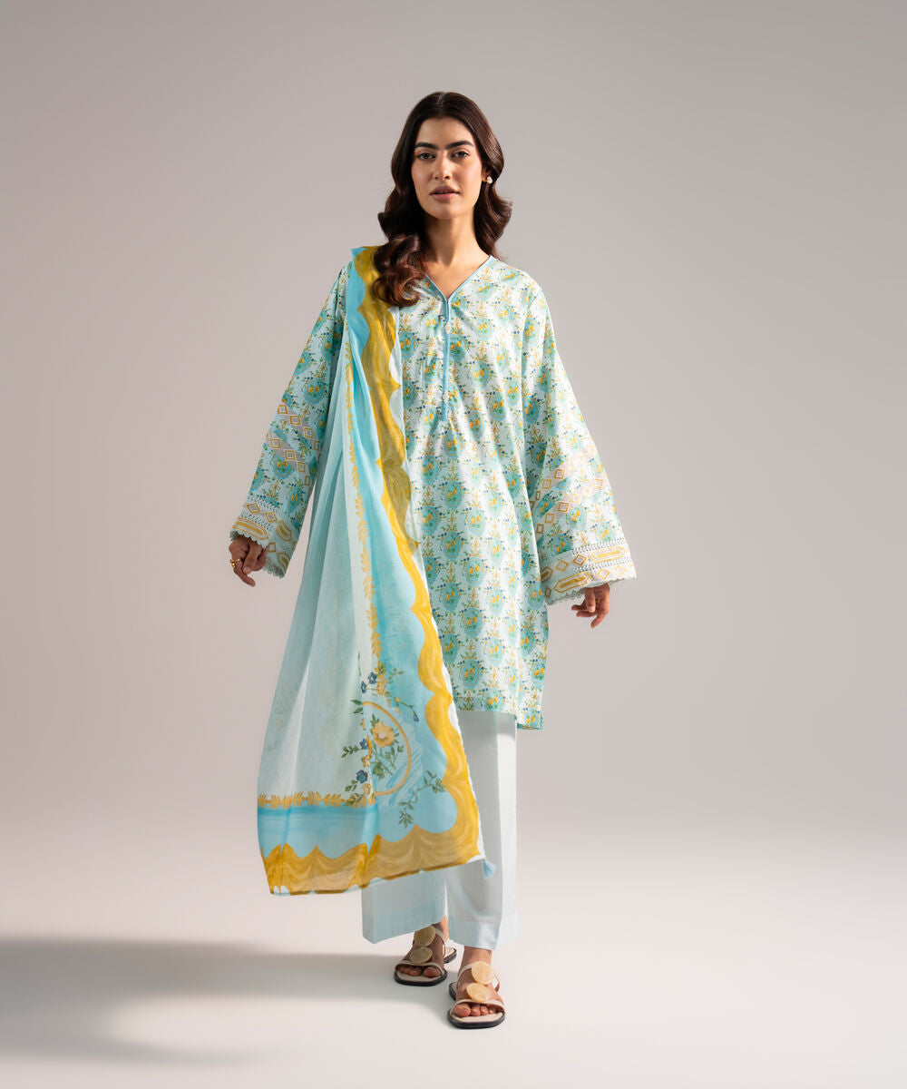 Printed Lawn Dupatta