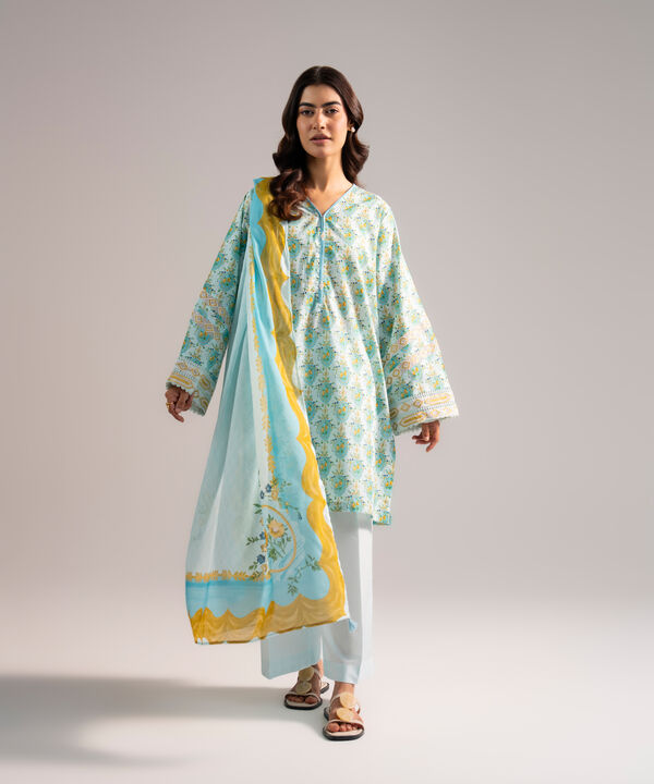 Printed Lawn Dupatta