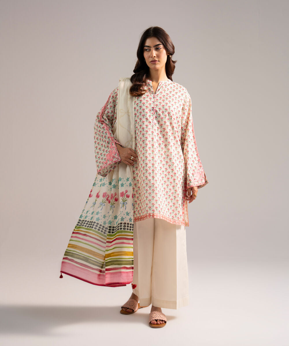 Printed Lawn Dupatta