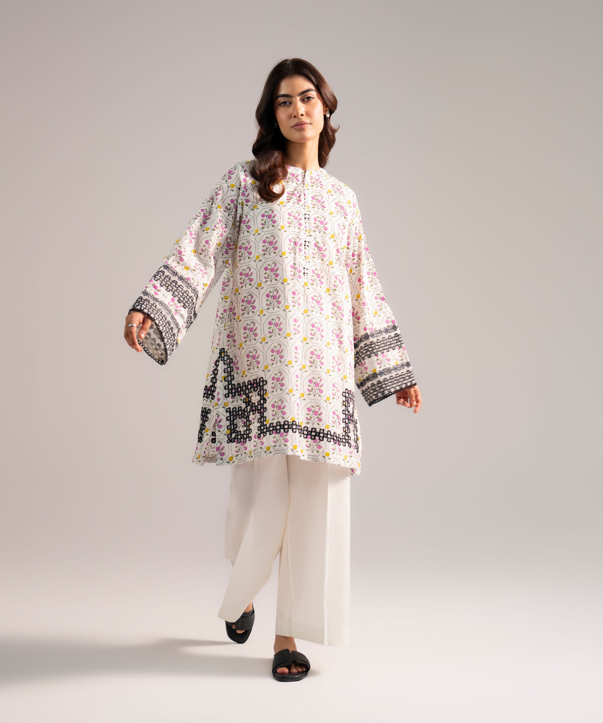 Embroidered Lawn Shirt