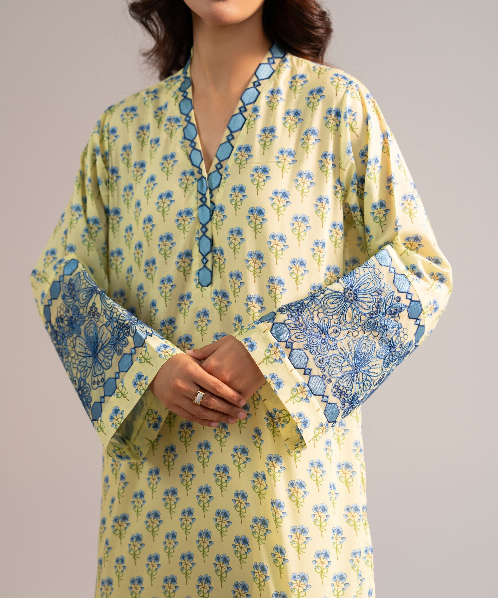 Embroidered Lawn Shirt