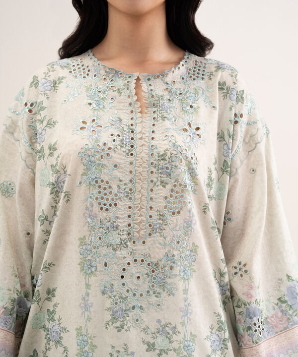 3 Piece - Embroidered Lawn Suit