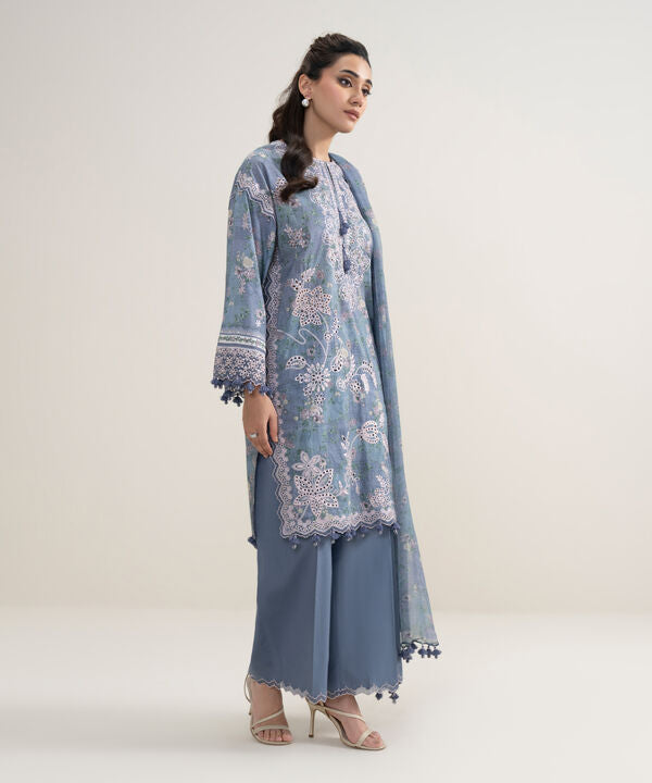 3 Piece - Embroidered Lawn Suit
