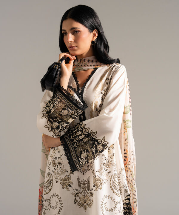 3 Piece - Printed Lawn Suit