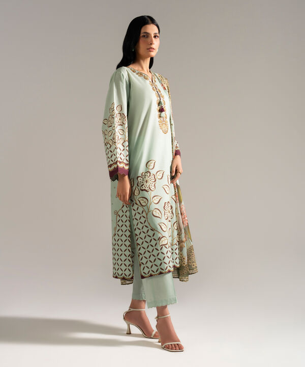 3 Piece - Printed Lawn Suit