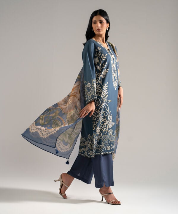 3 Piece - Printed Lawn Suit