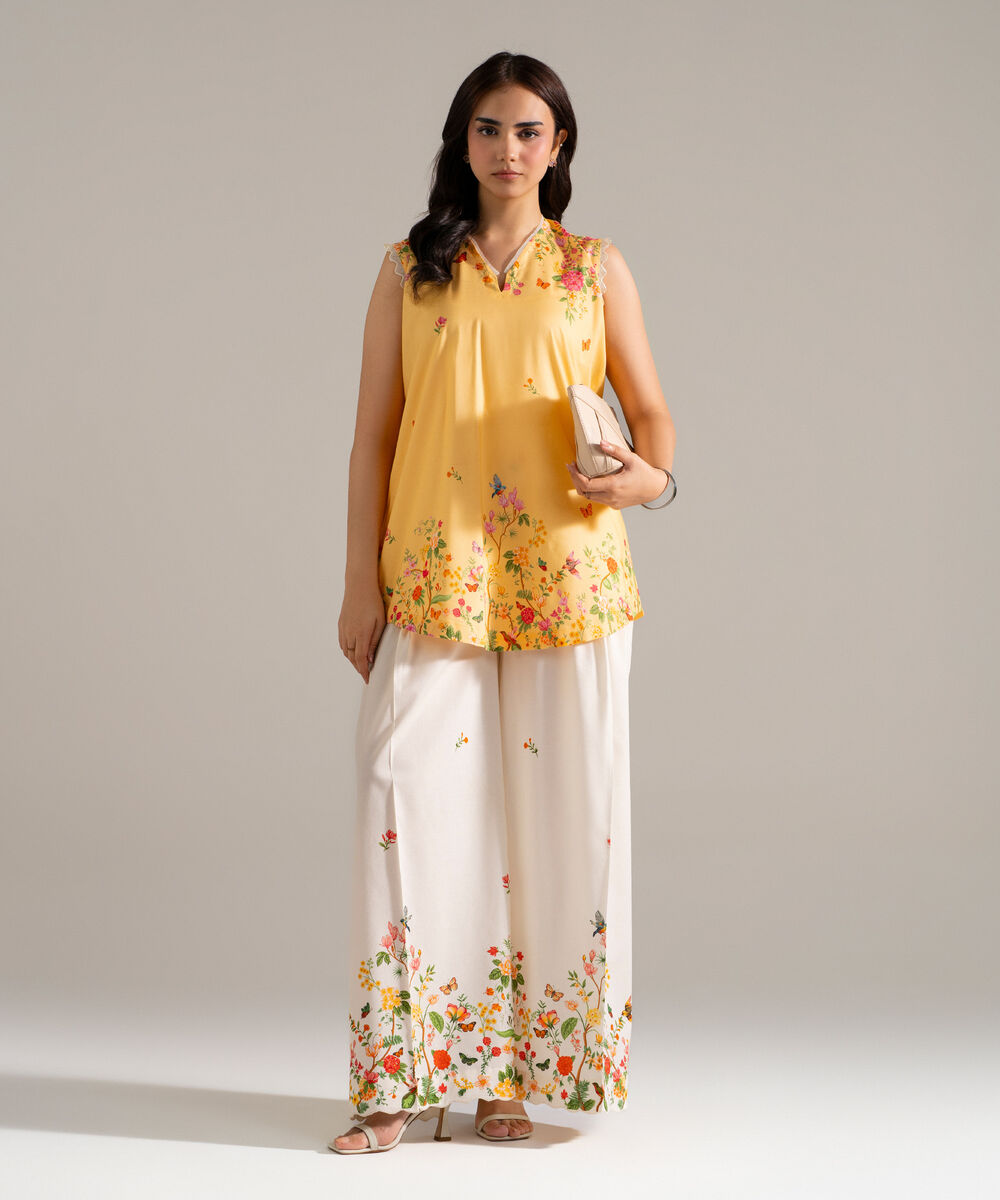 2 Piece - Printed Cotton Viscose Suit PEW26CAHMV91