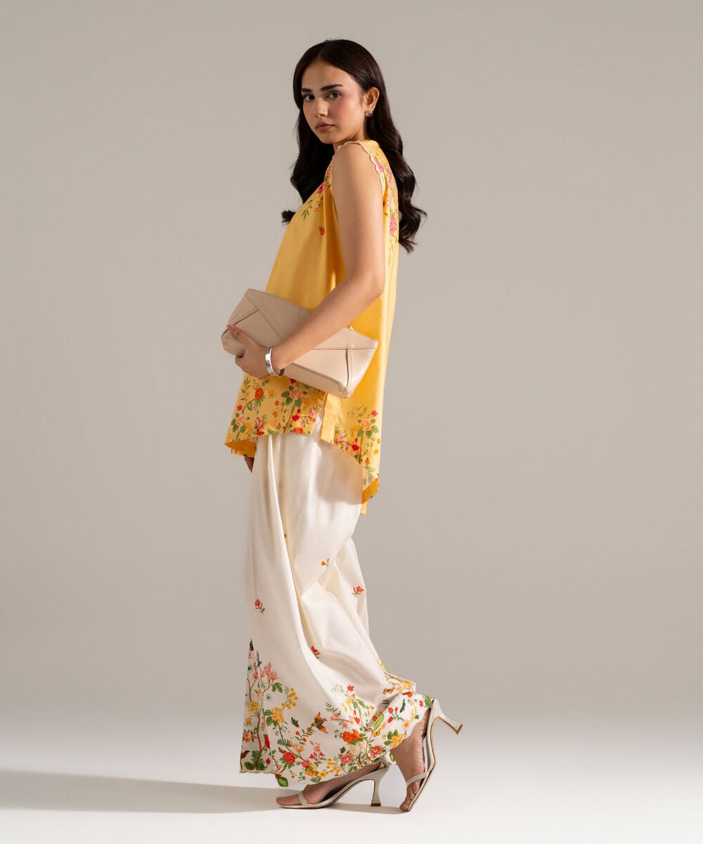 2 Piece - Printed Cotton Viscose Suit PEW26CAHMV91