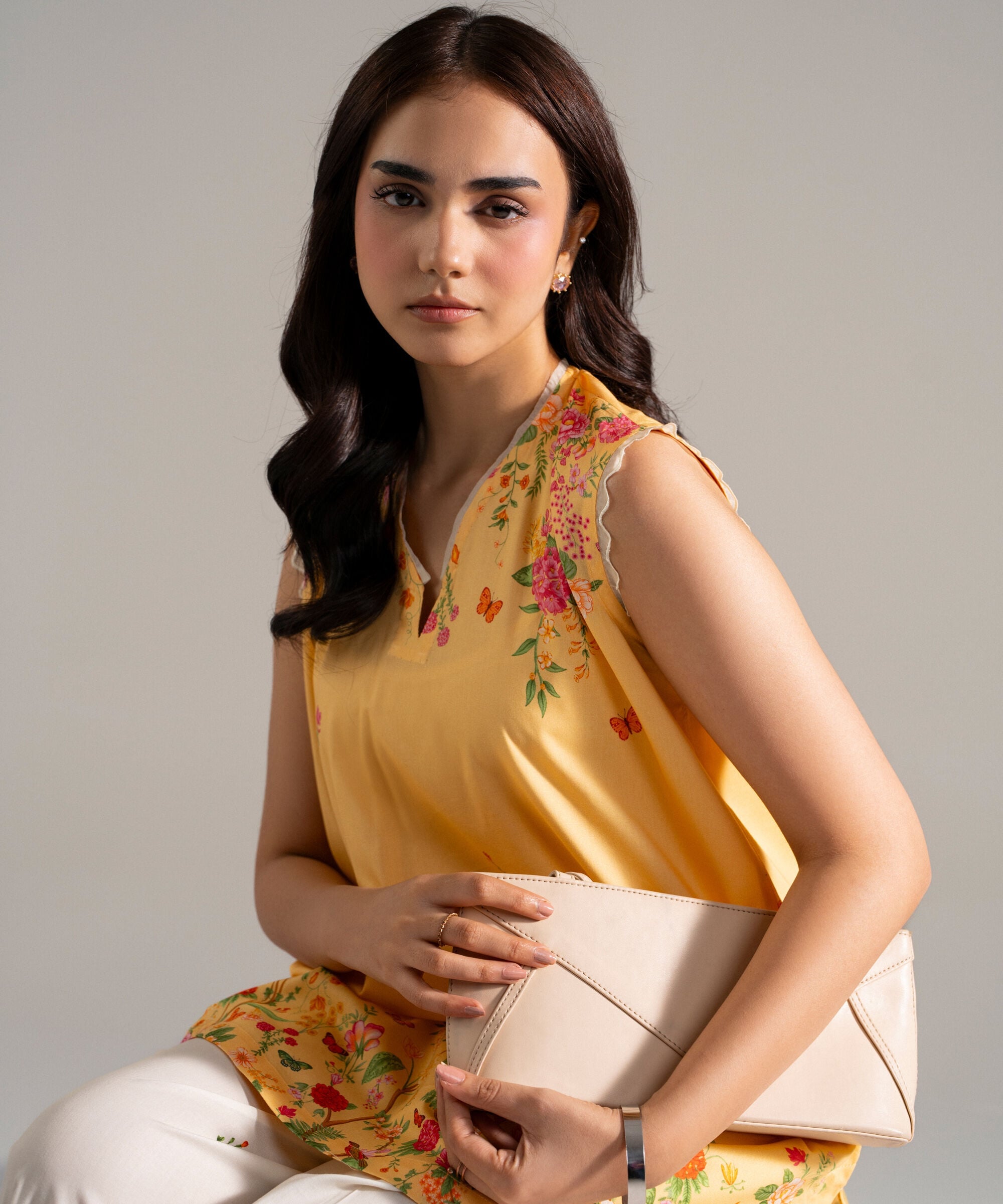 2 Piece - Printed Cotton Viscose Suit PEW26CAHMV91