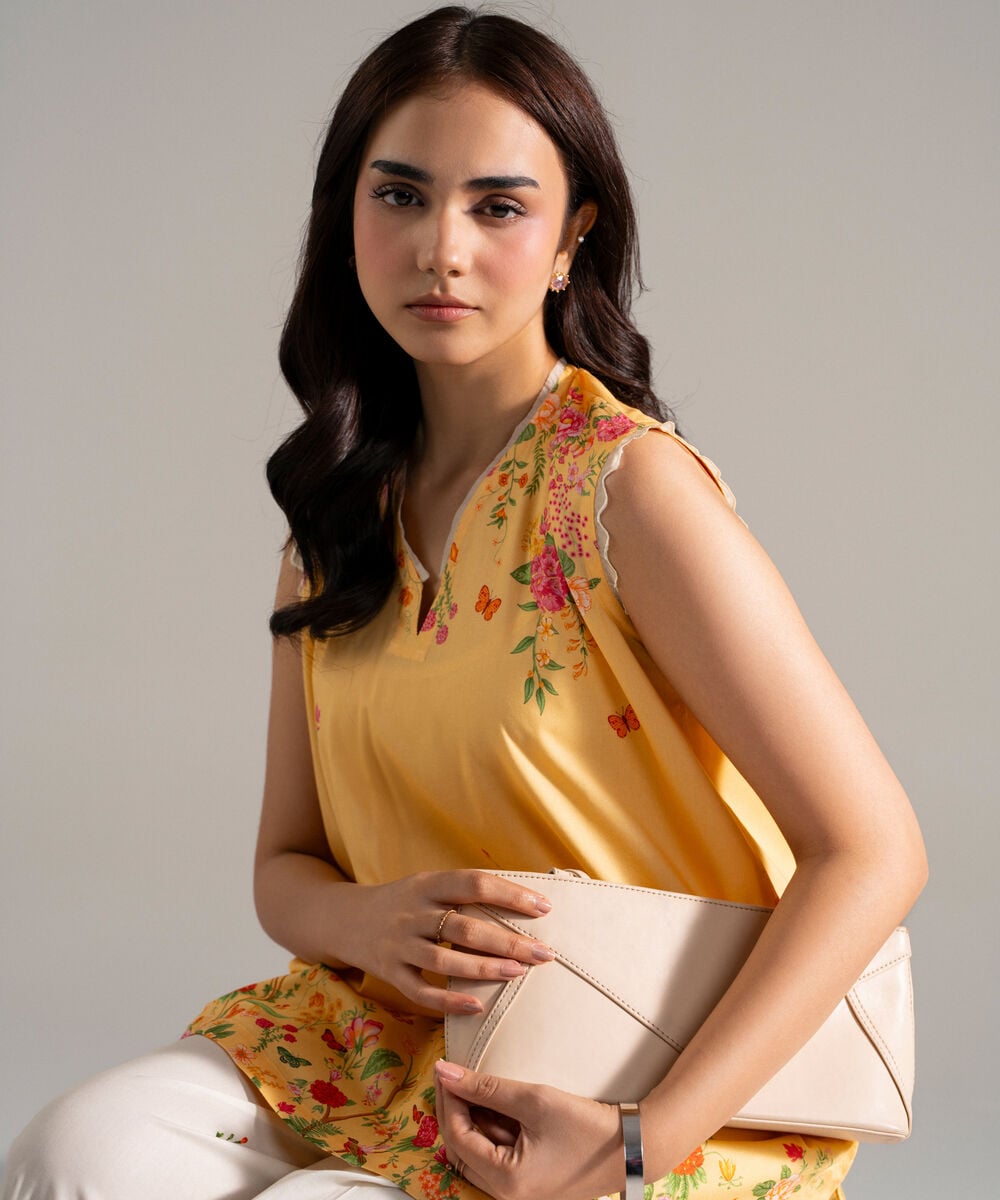 2 Piece - Printed Cotton Viscose Suit PEW26CAHMV91