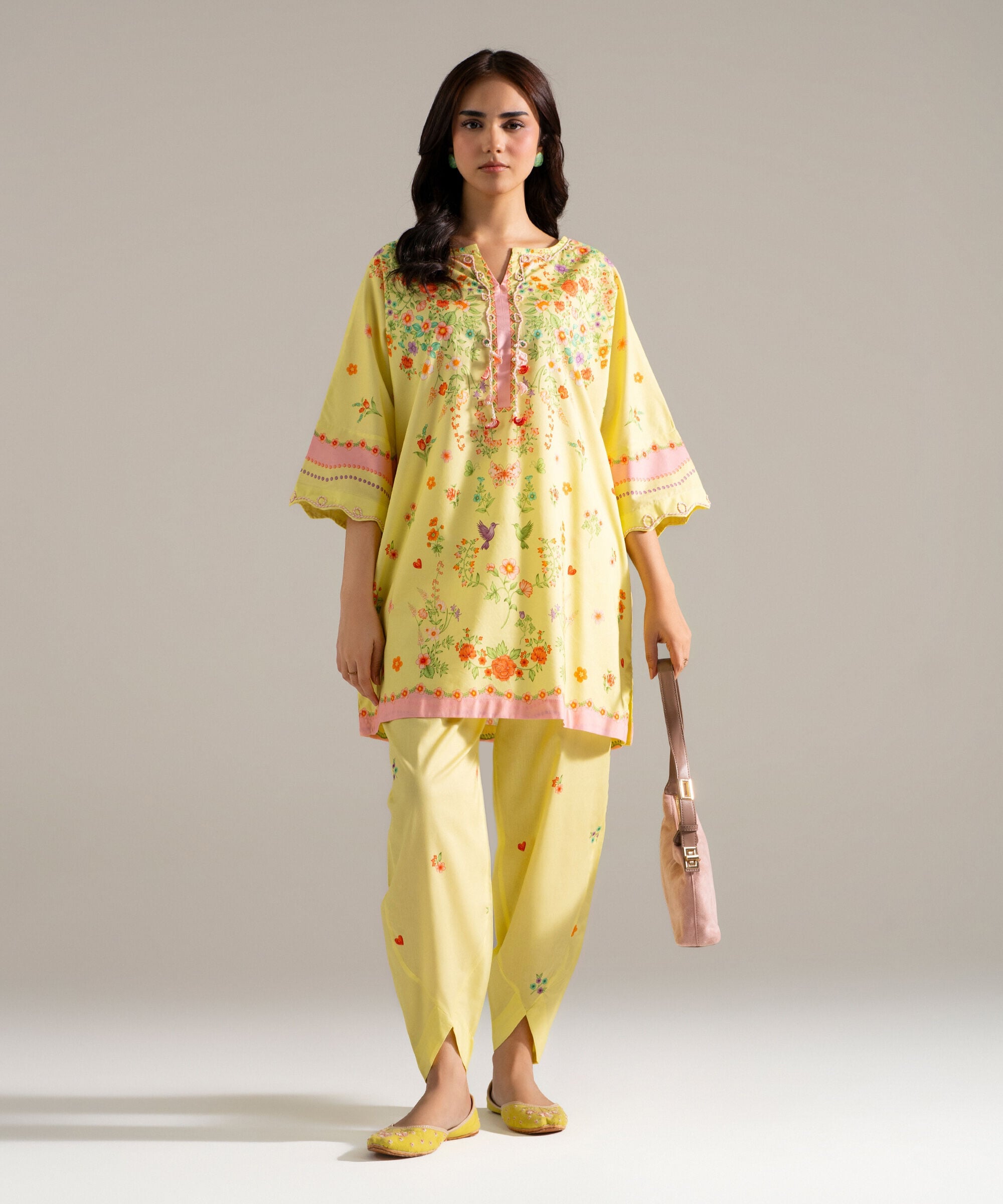 2 Piece - Printed Cotton Viscose Suit PEW26CAHMV92