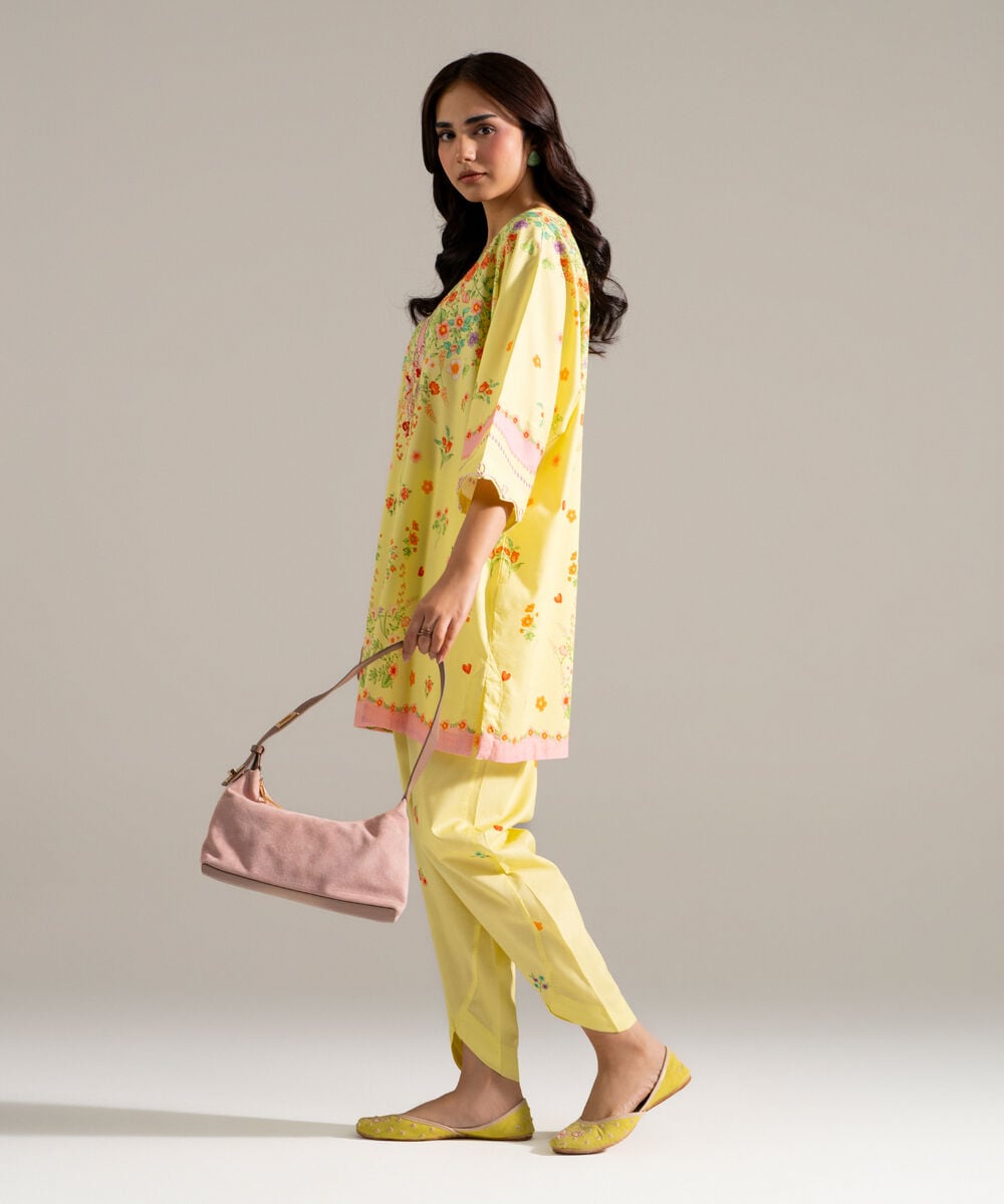 2 Piece - Printed Cotton Viscose Suit PEW26CAHMV92