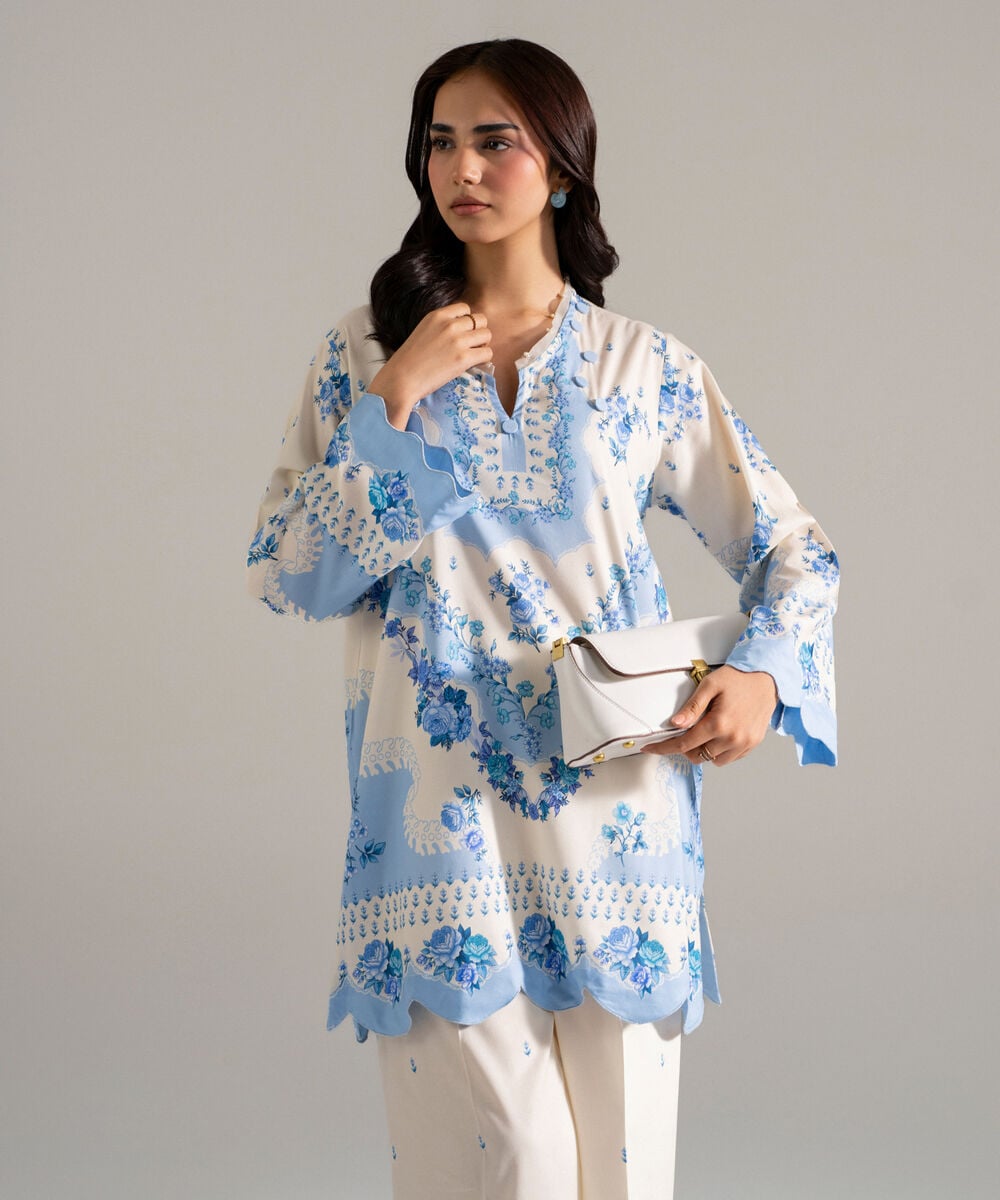 2 Piece - Printed Cotton Viscose Suit PEW26CAHMV93