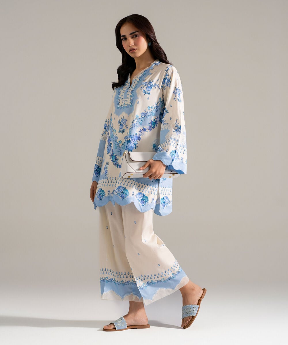 2 Piece - Printed Cotton Viscose Suit PEW26CAHMV93