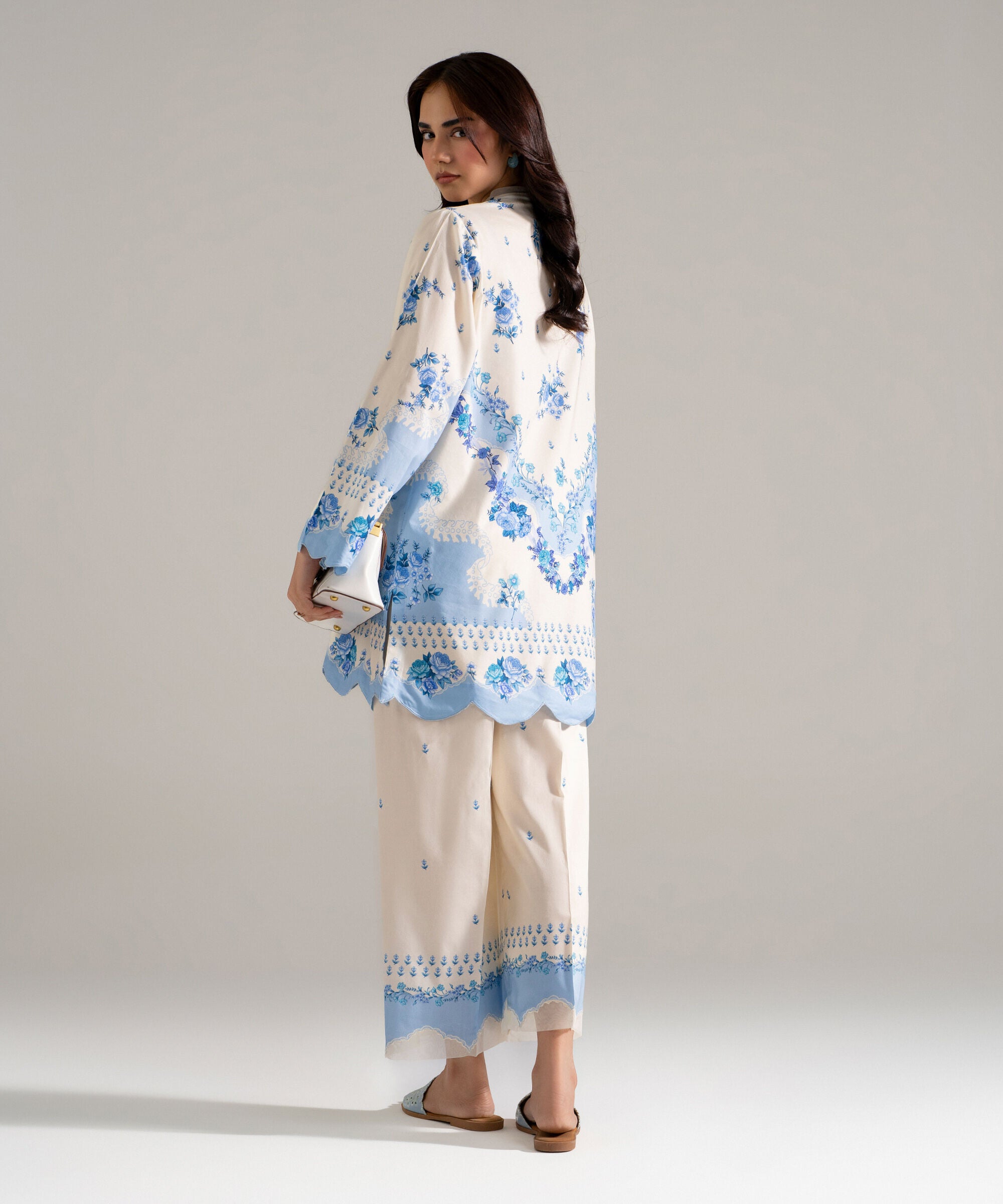 2 Piece - Printed Cotton Viscose Suit PEW26CAHMV93