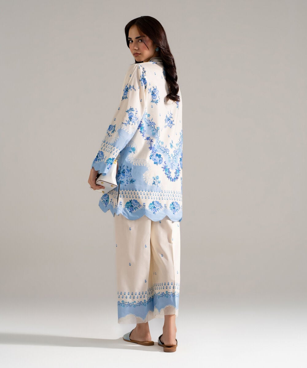 2 Piece - Printed Cotton Viscose Suit PEW26CAHMV93