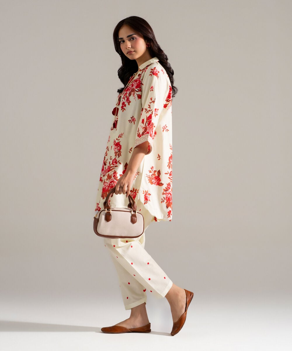 2 Piece - Printed Cotton Viscose Suit PEW26CAHMV94