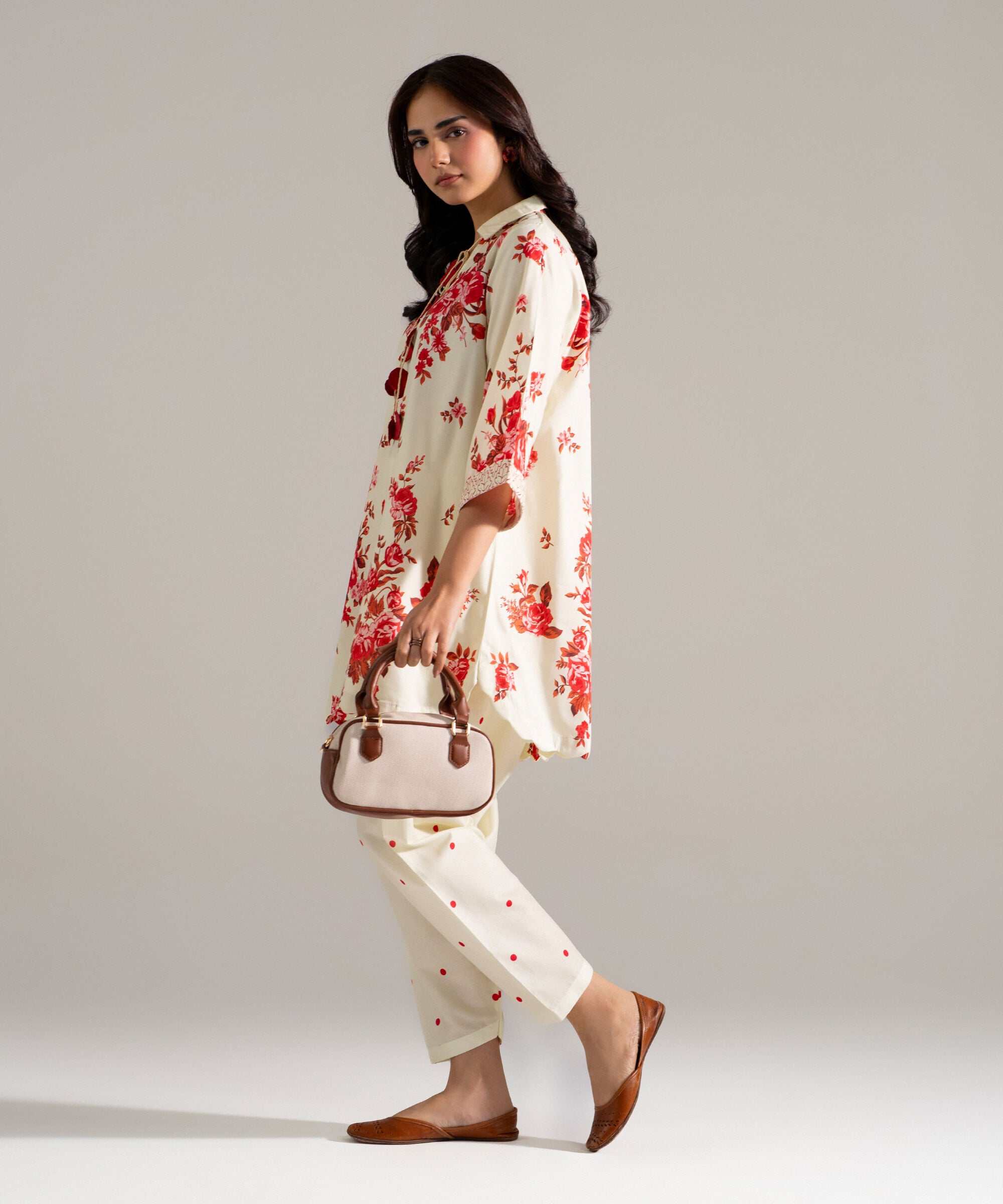 2 Piece - Printed Cotton Viscose Suit PEW26CAHMV94