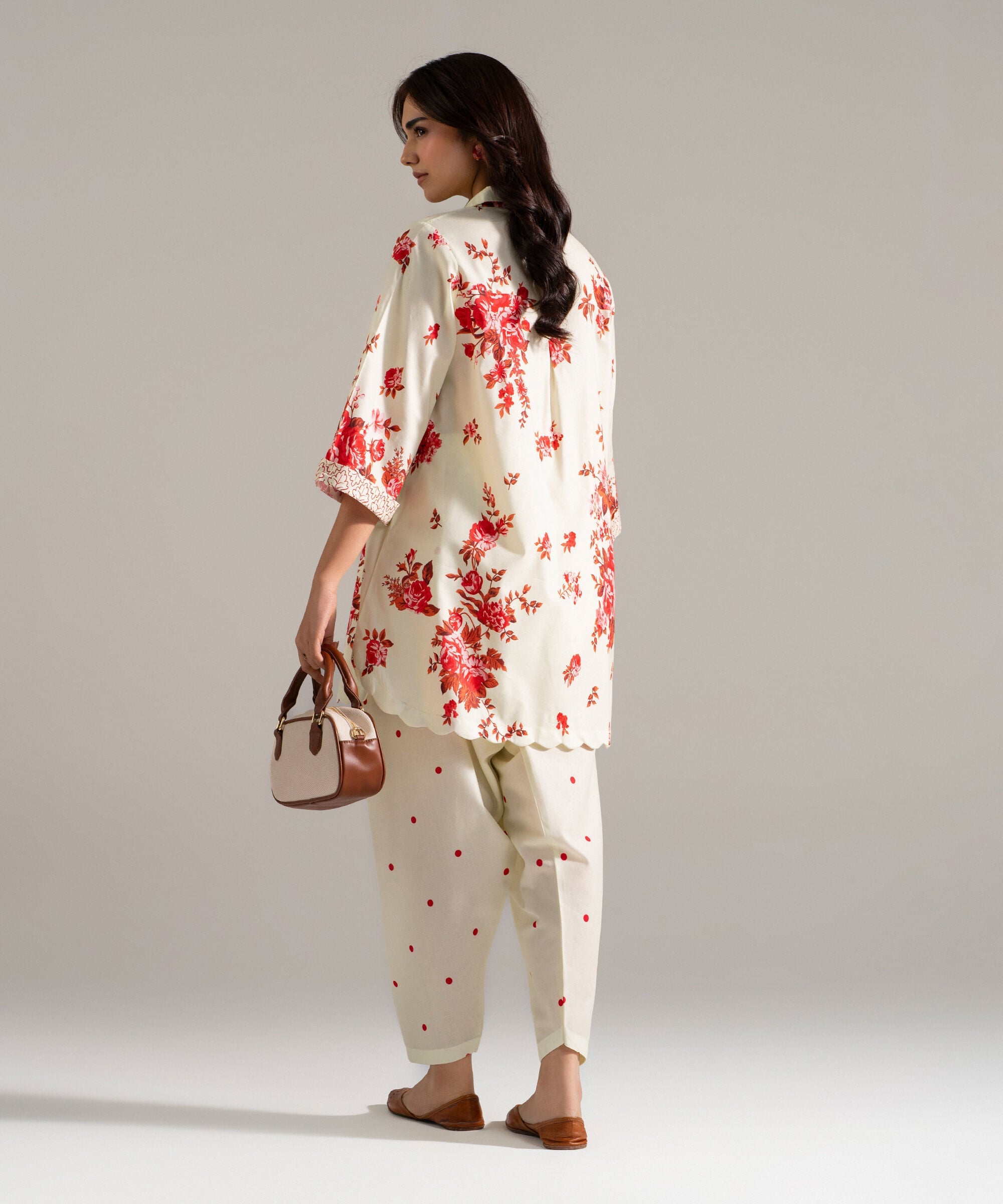 2 Piece - Printed Cotton Viscose Suit PEW26CAHMV94