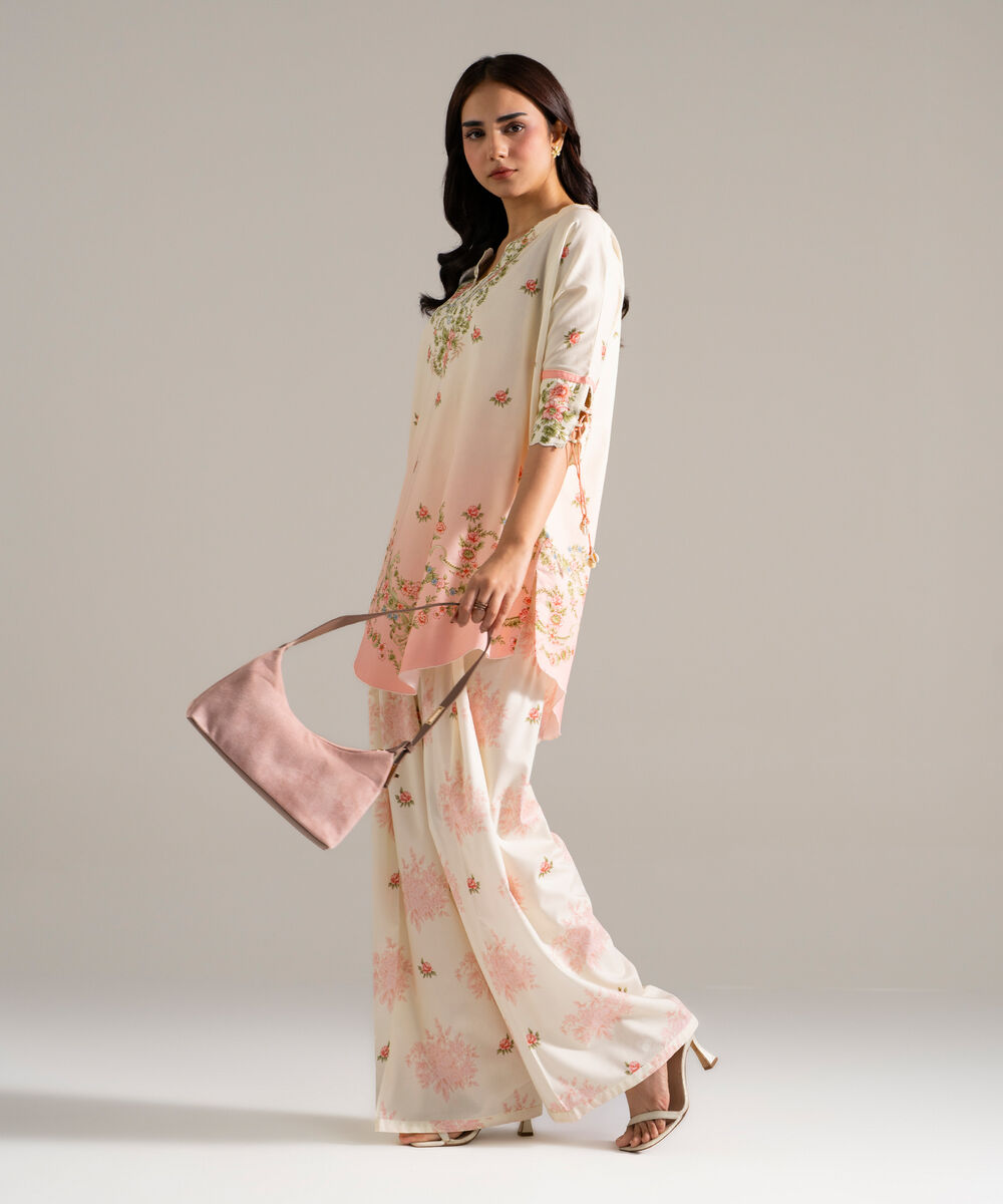 2 Piece - Printed Cotton Viscose Suit PEW26CAHMV95