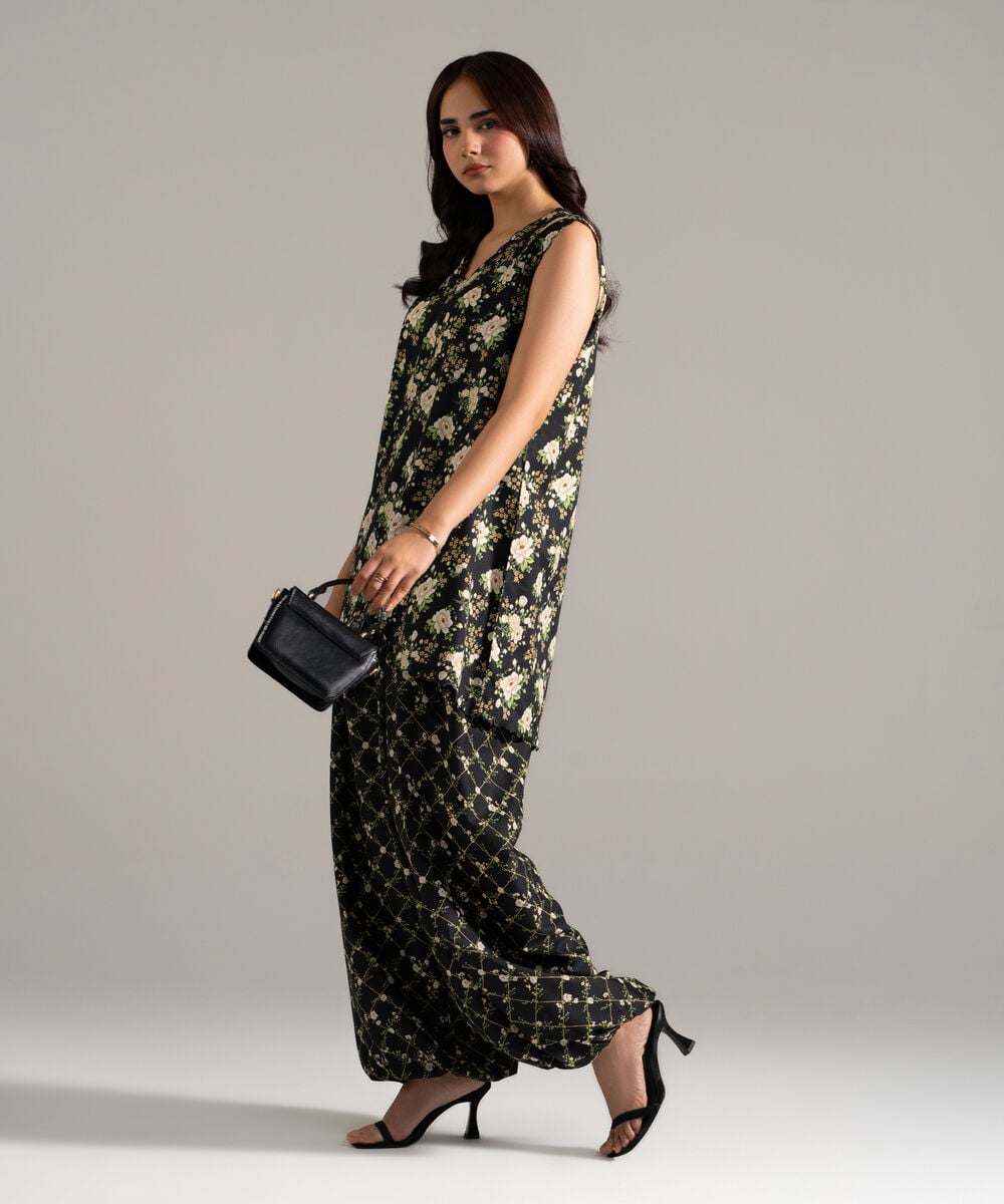 2 Piece - Printed Cotton Viscose Suit PEW26CAHMV96