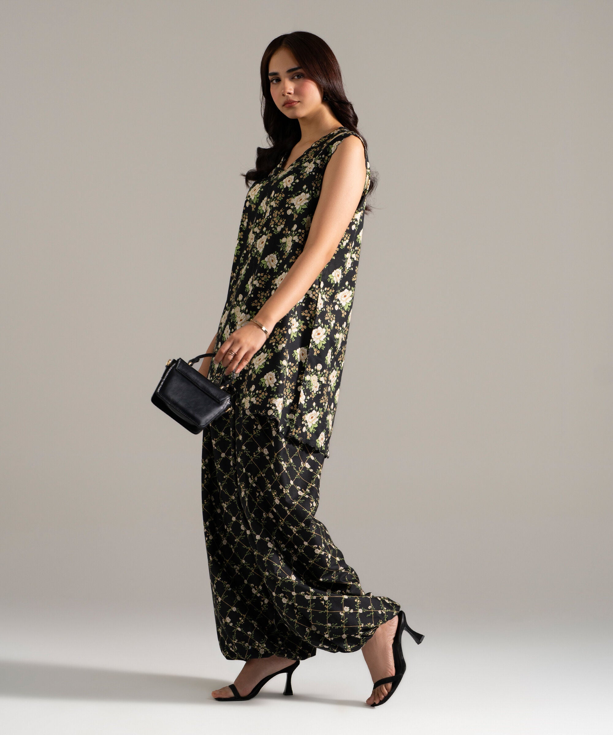 2 Piece - Printed Cotton Viscose Suit PEW26CAHMV96