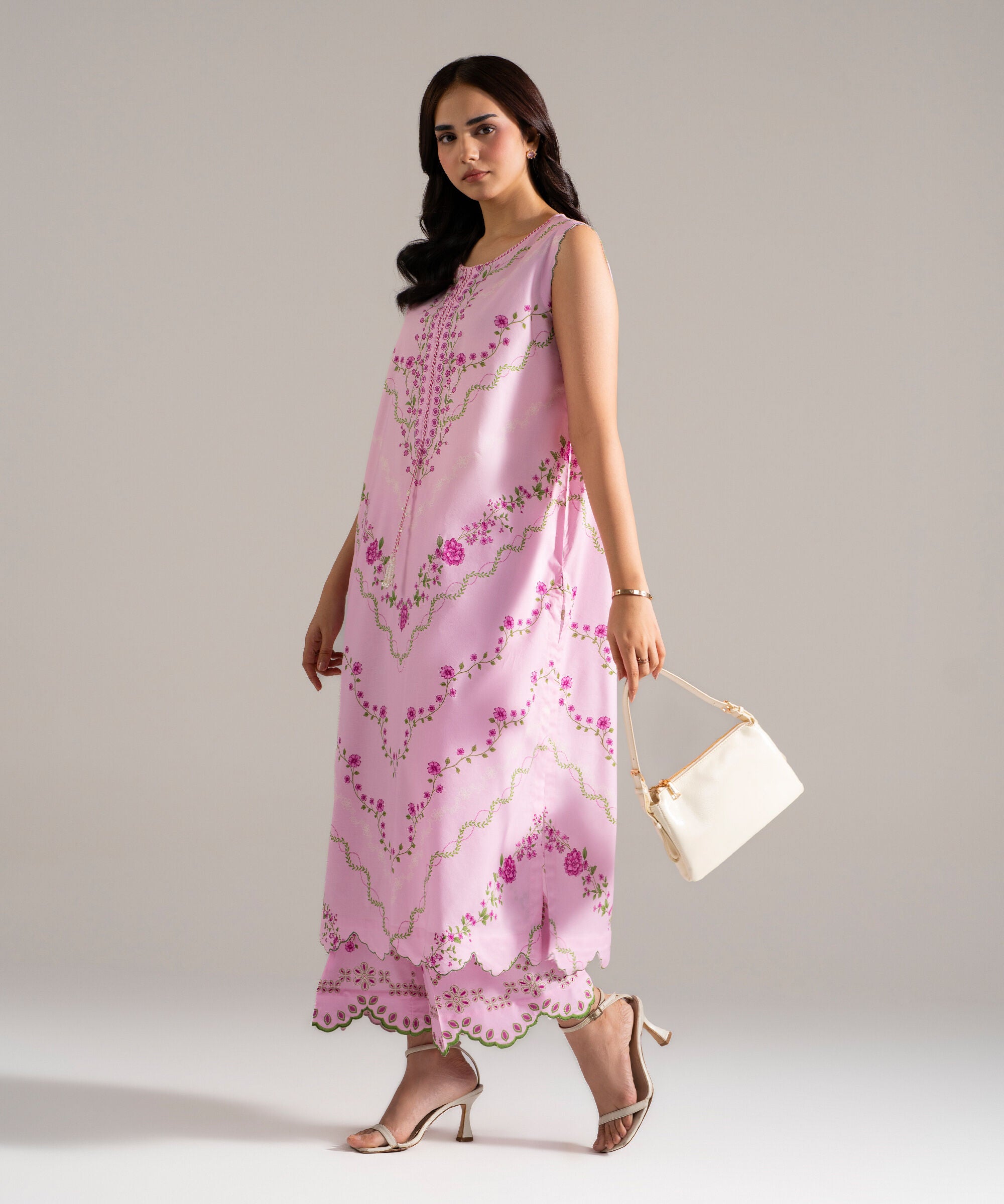 2 Piece - Printed Cotton Viscose Suit PEW26CAHMV97
