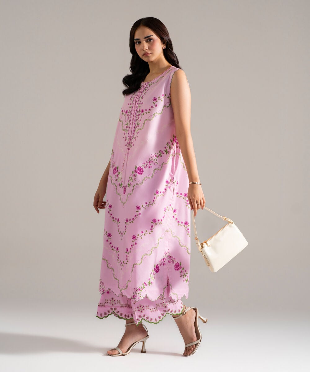 2 Piece - Printed Cotton Viscose Suit PEW26CAHMV97