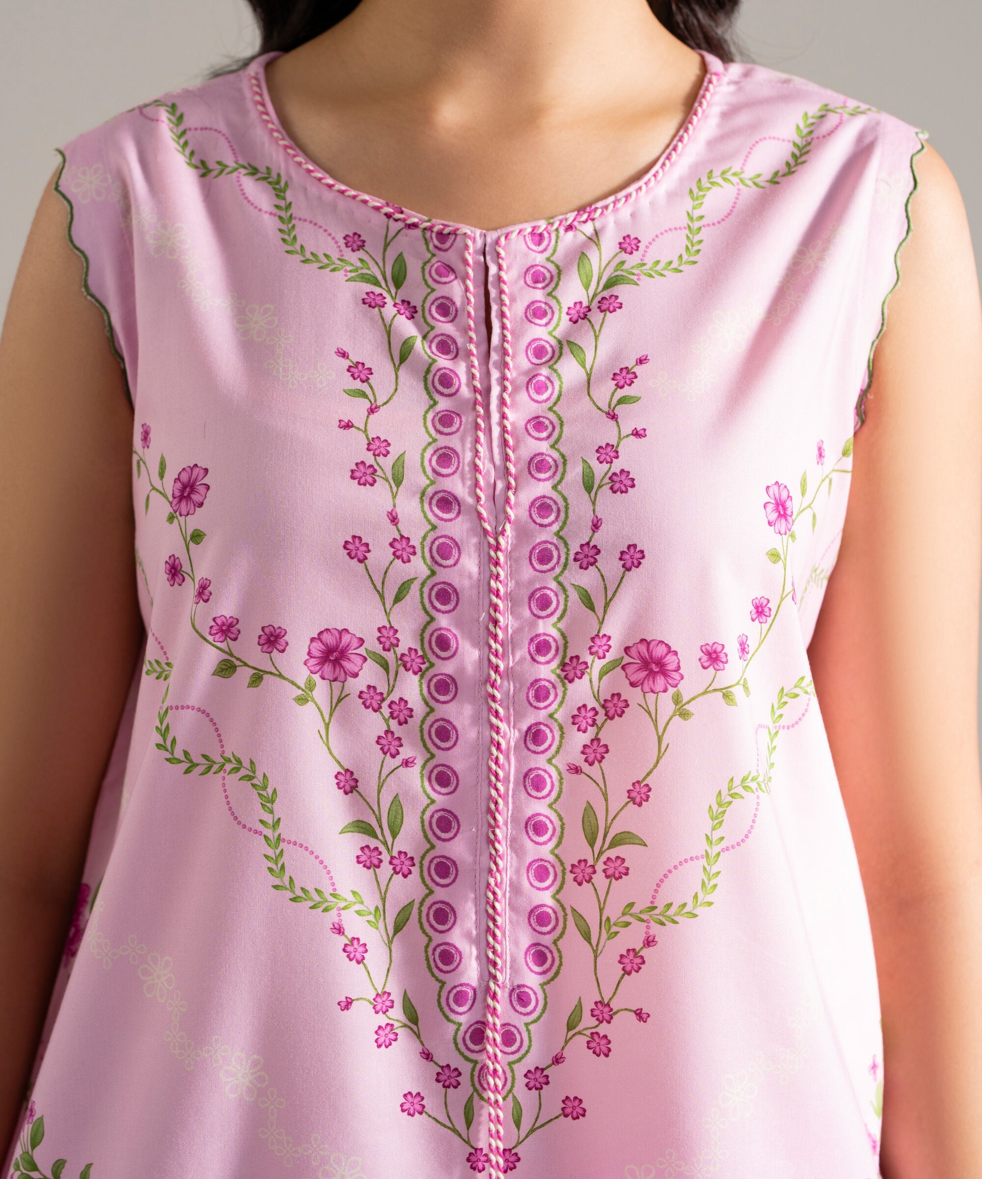 2 Piece - Printed Cotton Viscose Suit PEW26CAHMV97