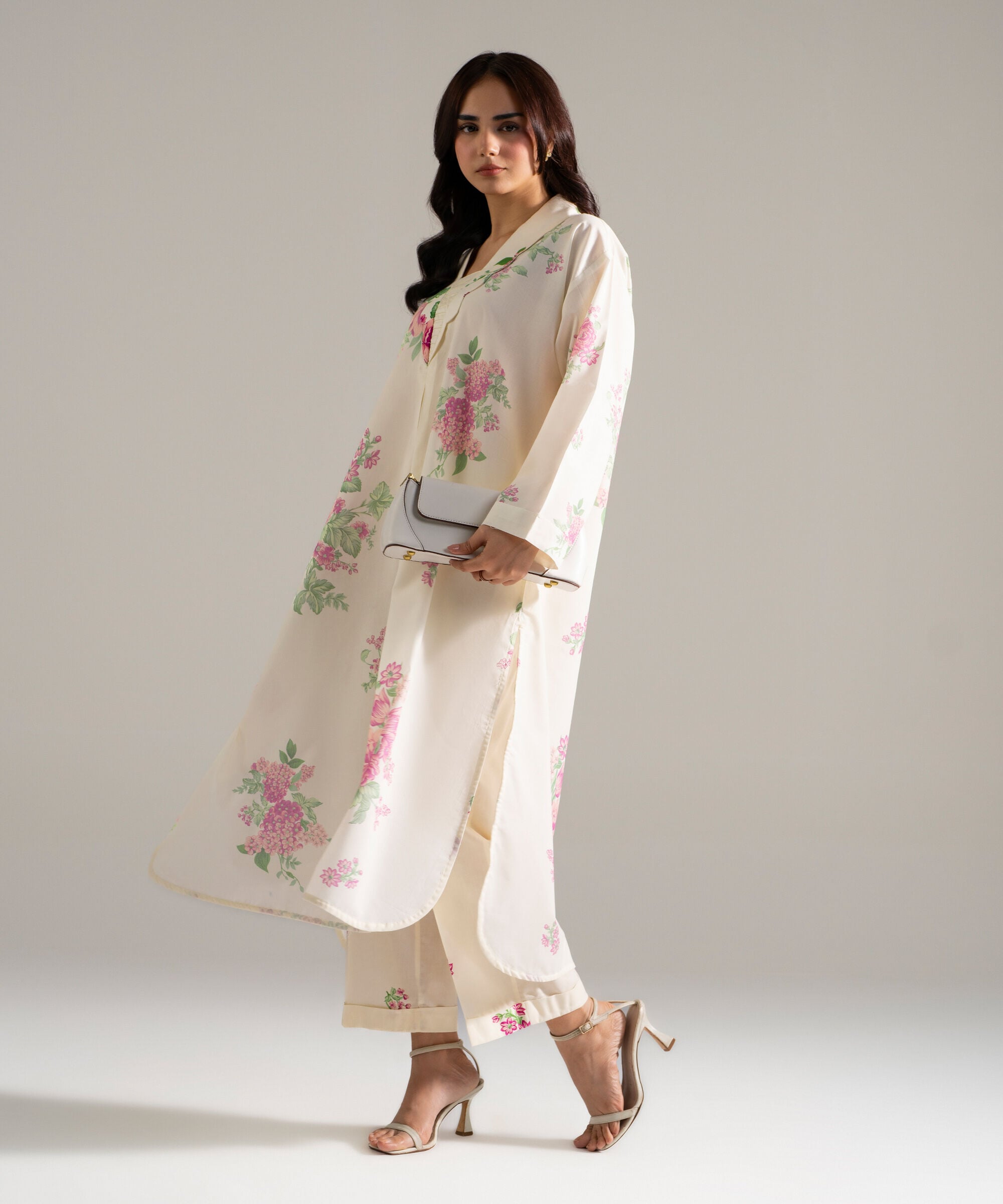 2 Piece - Printed Cotton Viscose Suit PEW26CAHMV98